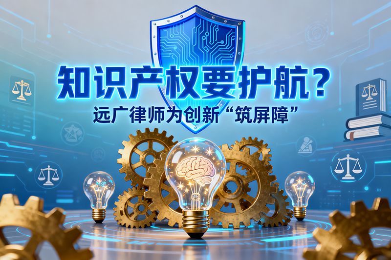 知识产权要护航？远广律师为创新“筑屏障”